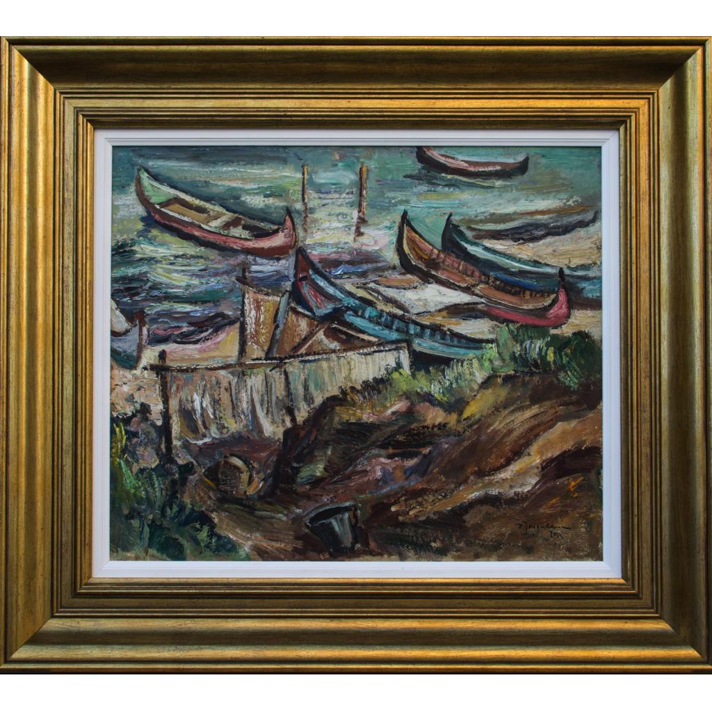 Bărci în port - Petre Iorgulescu YOR