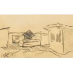 Peisaj cu case studiu - Henri Catargi