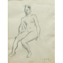 Nud studiu - Henri Catargi