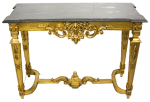Consolă cu elemente eclectic cu influențe din stilul stilurile franceze sfîrșit de secol 19