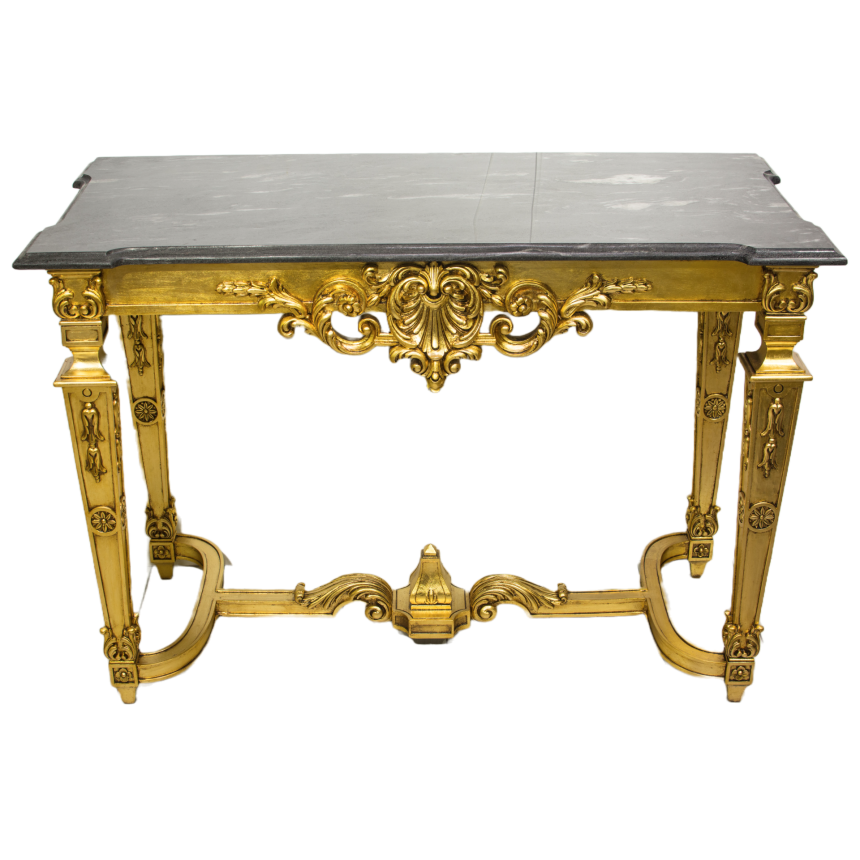 Consolă cu elemente eclectic cu influențe din stilul stilurile franceze sfîrșit de secol 19