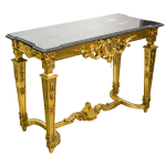 Consolă cu elemente eclectic cu influențe din stilul stilurile franceze sfîrșit de secol 19