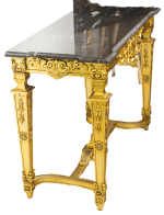 Consolă cu elemente eclectic cu influențe din stilul stilurile franceze sfîrșit de secol 19