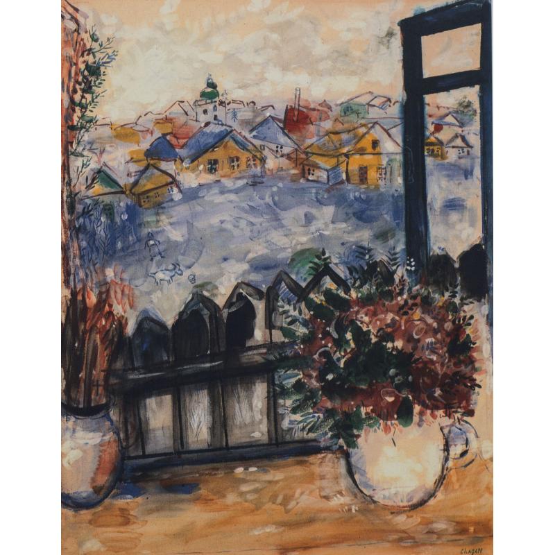 La fereastră - Marc Chagall