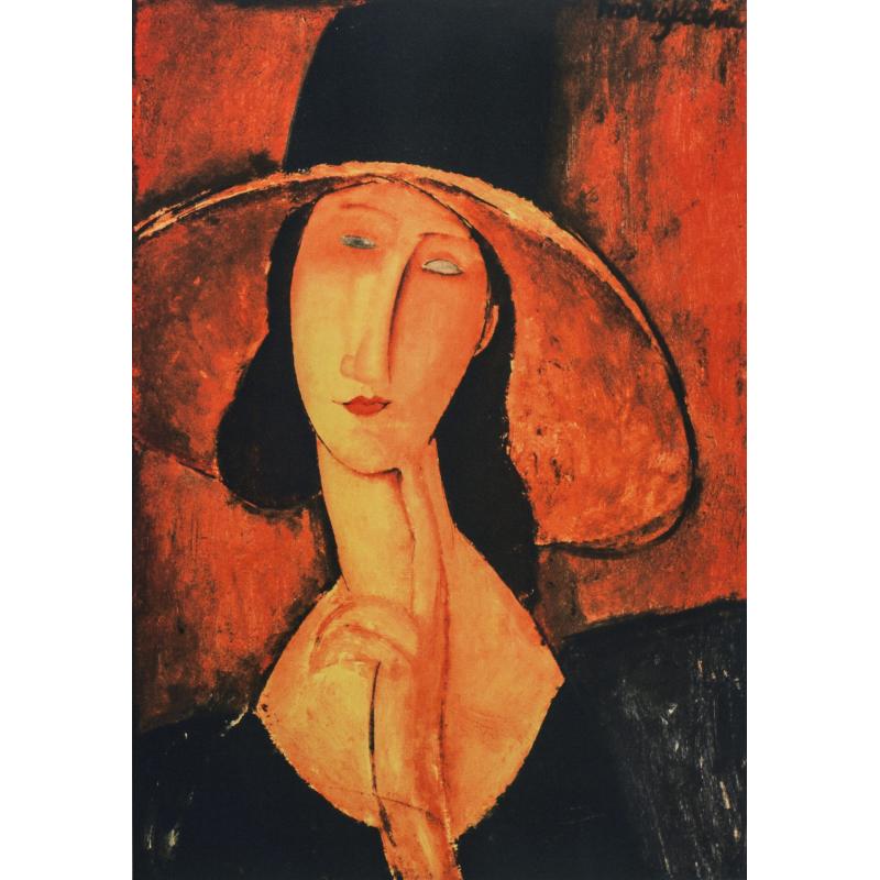 Femeia cu pălărie - Amedeo Modigliani