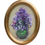 Flori în vas verde - Nicolae Blei