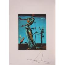 Girafă în flăcări - Salvador Dali