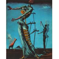Girafă în flăcări - Salvador Dali