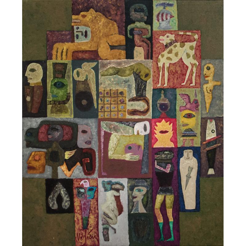 Compoziție cu personaje - Petre Velicu