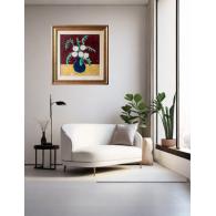 Vas albastru cu flori - Ion Pacea