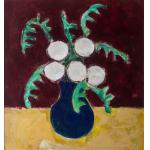 Vas albastru cu flori - Ion Pacea