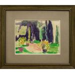 Grădina castel Bran - Lucia Dem Bălăcescu