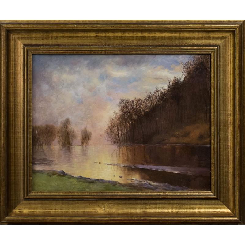 Răsărit pe lac - László Báró MEDNYANSZKY