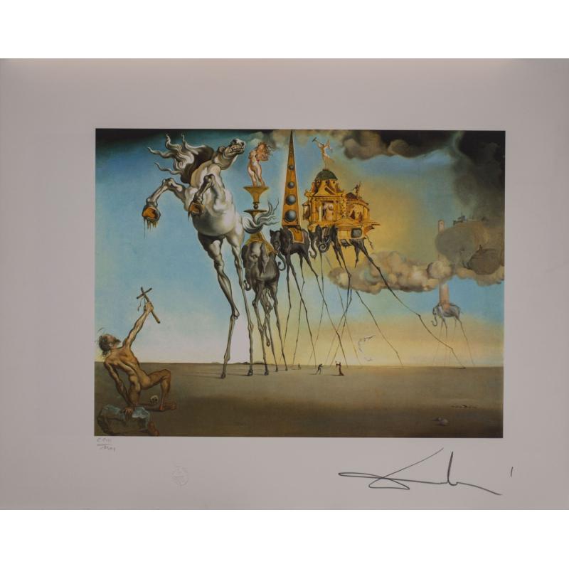 The Temptation of Saint Anthony - Salvador Dali