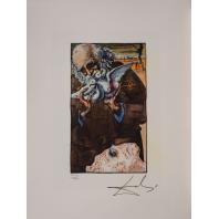 Ilustrație pentru Autobiografia lui Benevenuto Cellini- Salvador Dali