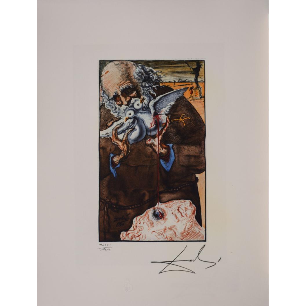 Ilustrație pentru Autobiografia lui Benevenuto Cellini- Salvador Dali