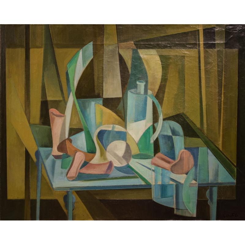 Natură statică cu ceramici - Spiru Chintilă