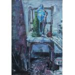 Natură statică în albastru - Mihai Voinescu