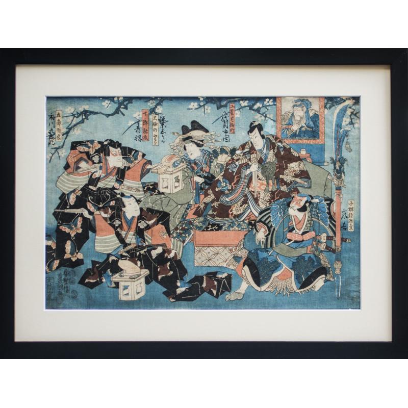 Scena Kabuki 2 - Utagawa Kunisada TOYOKUNI III