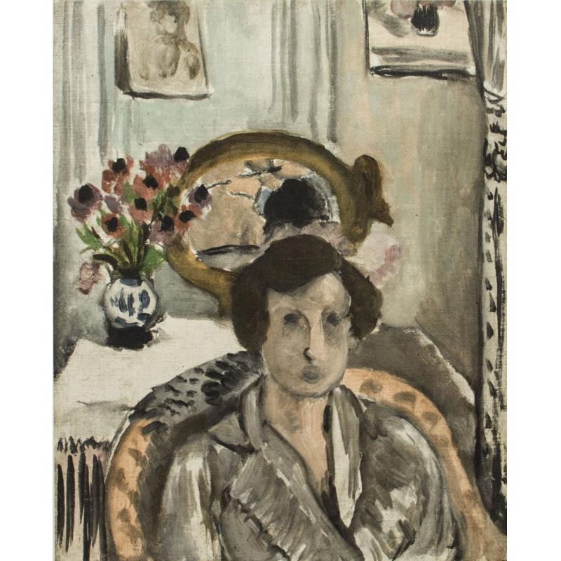 Femeie cu anemone - Henri Matisse