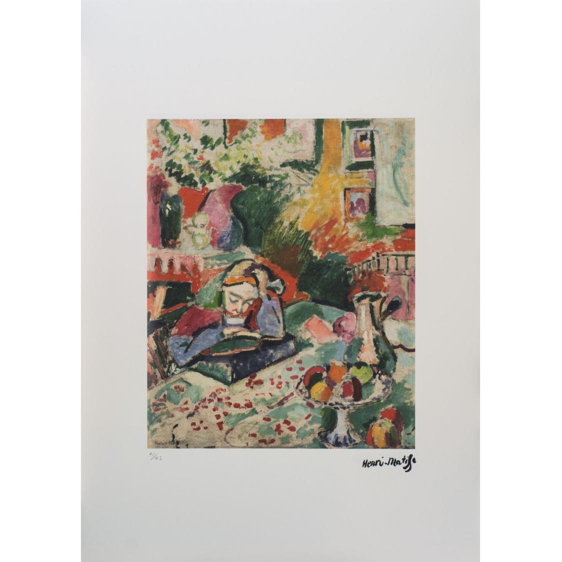 Fata care citește - Henri Matisse