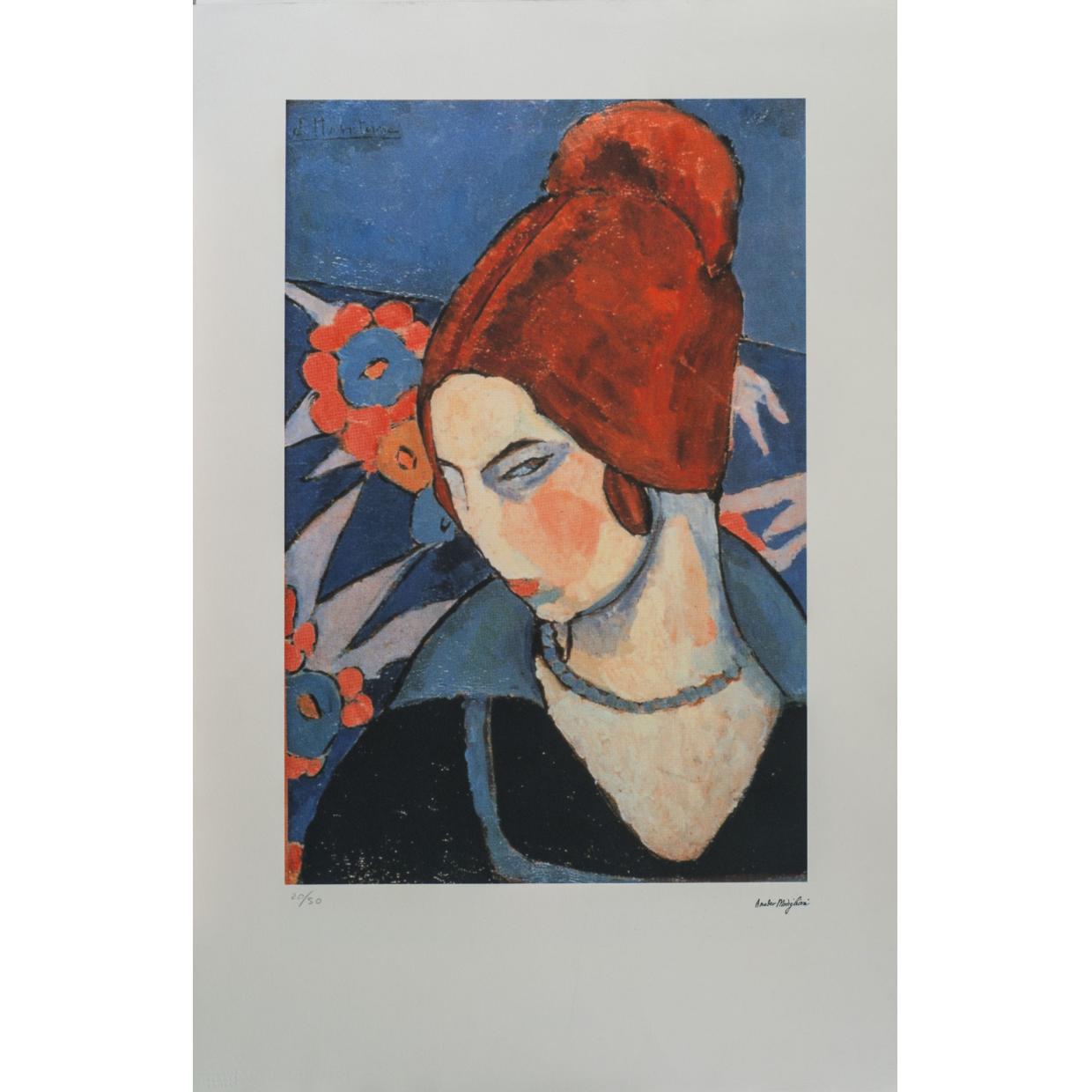 Femeia cu păr roșu - Amedeo Modigliani