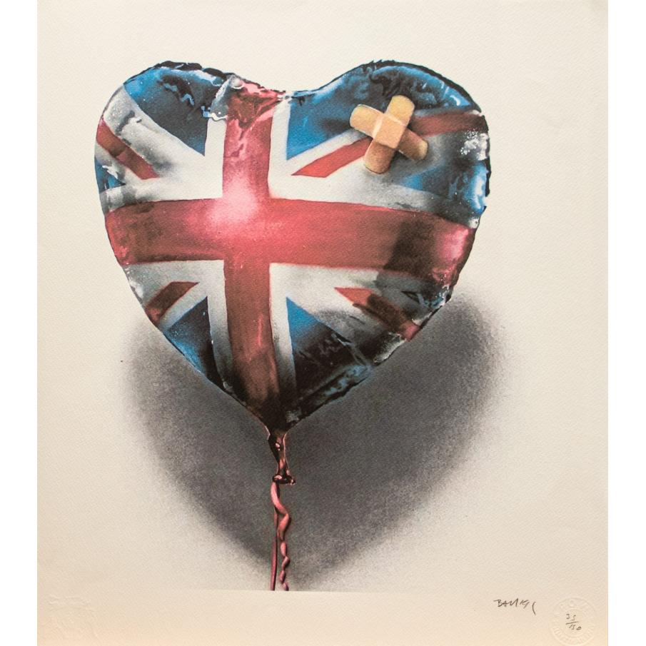 English heart - Banksy