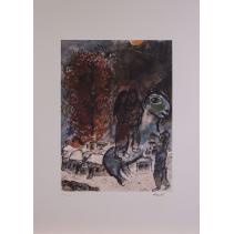 La țară - Marc Chagall