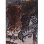 La țară - Marc Chagall