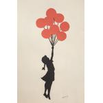Flying Balloon Girl - Banksy