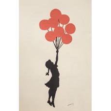 Flying Balloon Girl - Banksy
