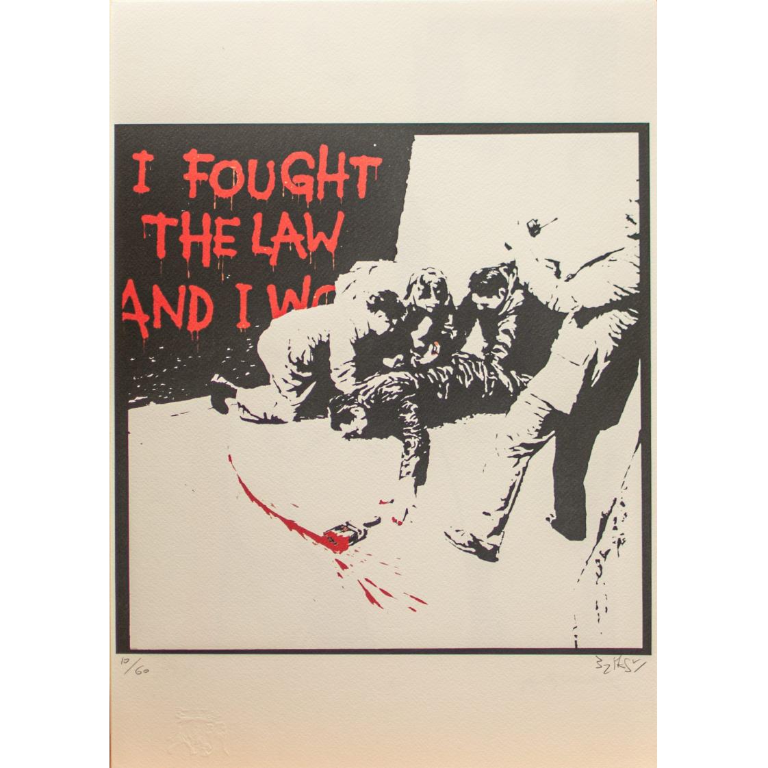 I fought the law - Banksy