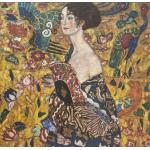 Lady with a Fan - Gustav Klimt