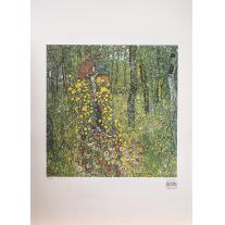 Farm Garden with Crucifix - Gustav Klimt