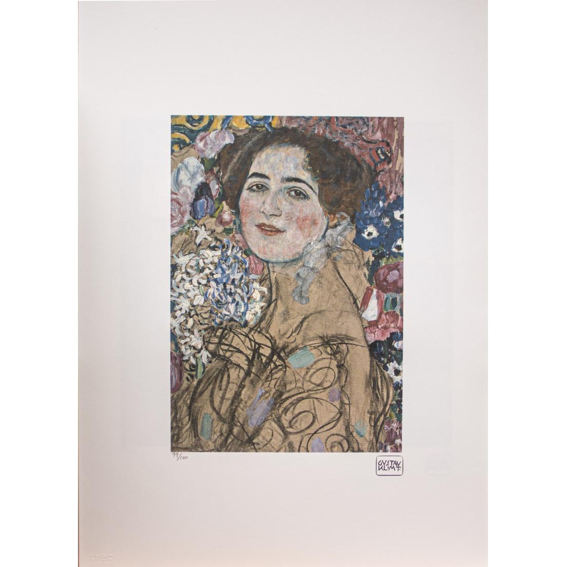 Portrait of Ria Munch III - Gustav Klimt