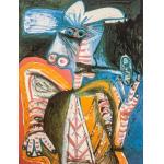 Portret cu pipă - Pablo Picasso