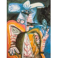 Portret cu pipă - Pablo Picasso