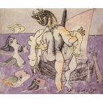 Sirene și minotaur - Pablo Picasso