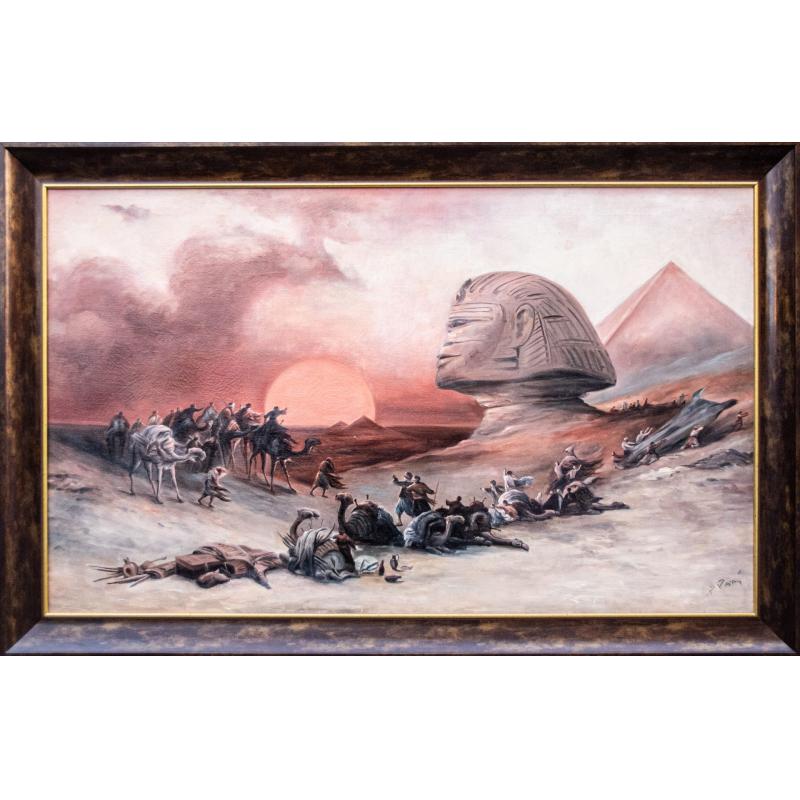 Approach of the simoom Desert of Gizeh