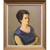 Portret femeie - Dan Hatmanu