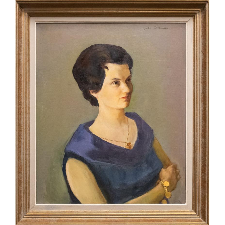 Portret femeie - Dan Hatmanu