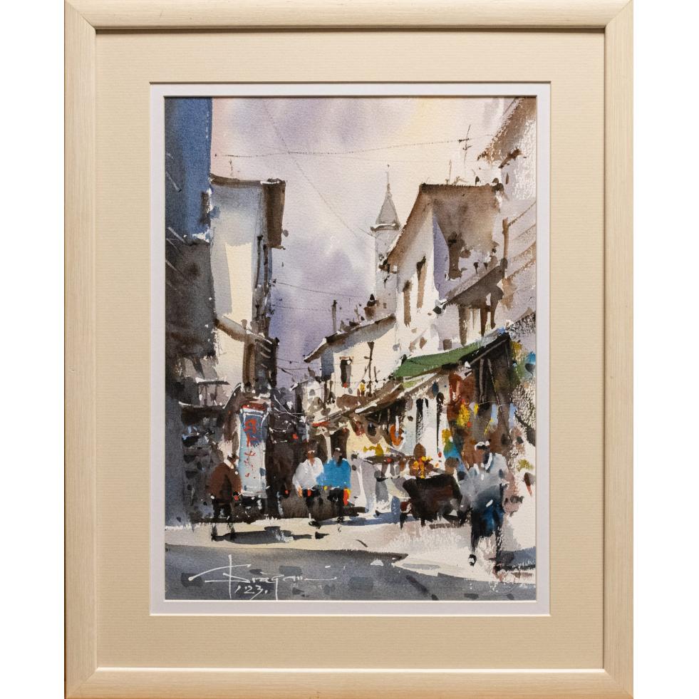 Stradă din bazar - Corneliu Drăgan Târgoviște
