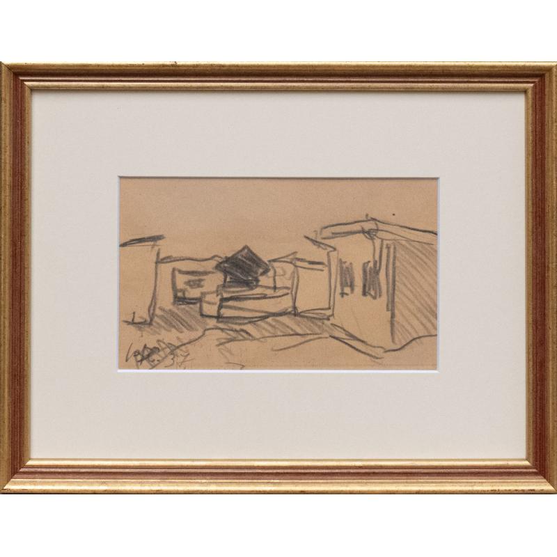 Peisaj cu case studiu - Henri Catargi