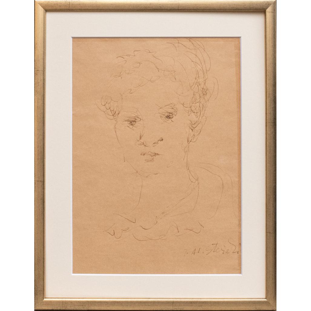 Portret femeie - Jean Alexandru Steriadi