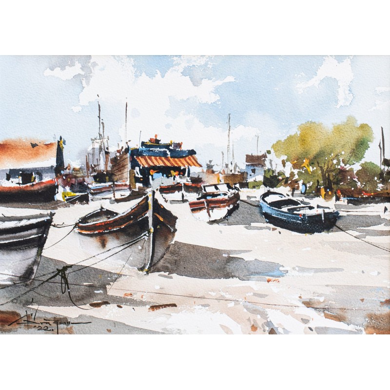 Bărci la Năvodari - Corneliu Drăgan Târgoviște