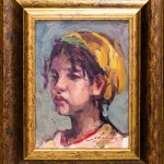 Tânără cu basma galbenă - Tiberiu Chelaru