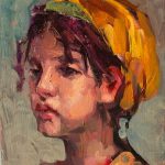 Tânără cu basma galbenă - Tiberiu Chelaru