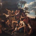 Moise scoțând apă din stâncă