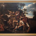 Moise scoțând apă din stâncă