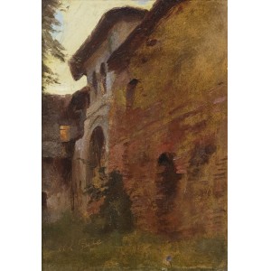 Interior de mănăstire - Aurel Băeșu